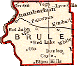 Brule County, SD Map